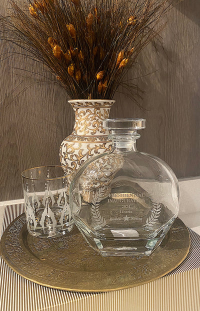Inauguration Engraved Whiskey Decanter